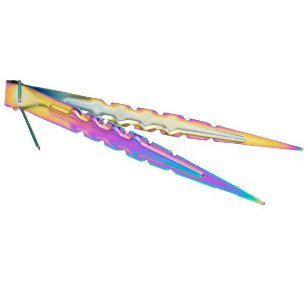 Kohlezange Rainbow Spitz
