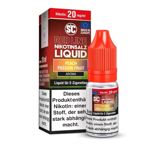 SC Red Line Nikotinsalz LIQUID (20mg/ml) - Peach Passionfruit