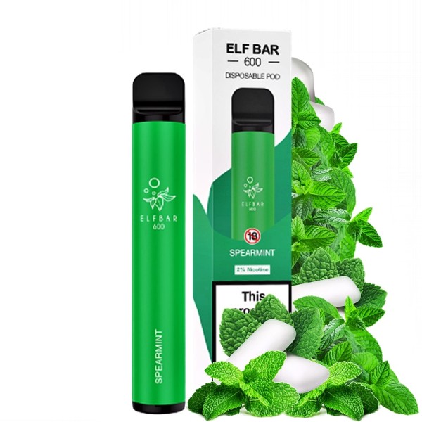 ElfBar 600 Einweg E-Zigarette - Spearmint