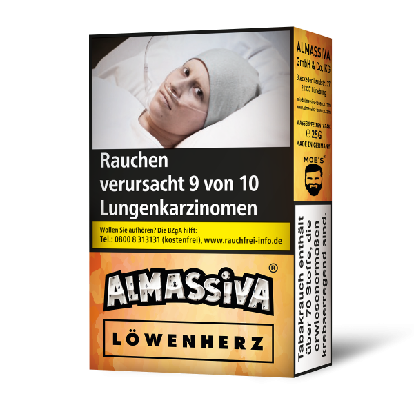 ALMASSIVA Tobacco 25g - Löwenherz