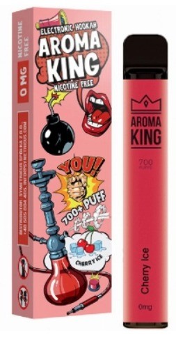Aroma King Vape E-Zigarette - 0mg Nikotinfrei - 700 Züge - Cherry Ice