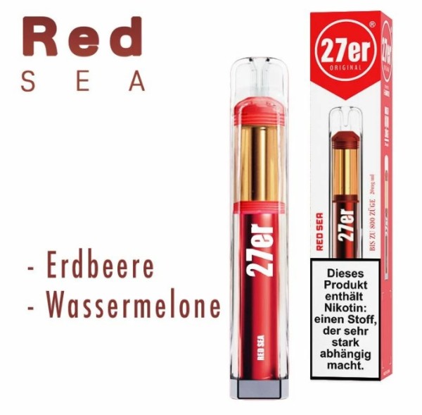 27er Vape - Red Sea