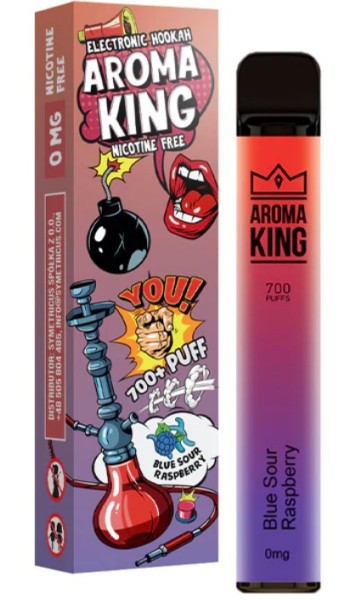 Aroma King Vape E-Zigarette - 0mg Nikotinfrei - 700 Züge - Blue Sour Rasperry