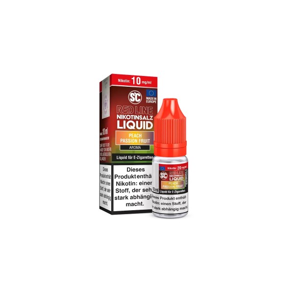 SC Red Line Nikotinsalz LIQUID (10mg/ml) - Peach Passionfruit